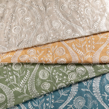 Load image into Gallery viewer, Lee Jofa Floriblanca Fabric / Golden