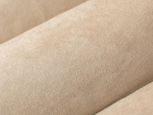 Load image into Gallery viewer, Off White Red Blue Beige Faux Suede Drapery Fabric