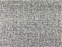 Load image into Gallery viewer, Crypton Stain Water Resistant Mid Century Modern Basketweave Herringbone Tweed Pale Gray Grey Upholstery Fabric RMCR XIII