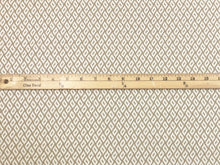 Load image into Gallery viewer, Designer Water &amp; Stain Resistant Polypropylene Indoor Outdoor Beige Cream Diamond Upholstery Fabric