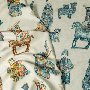 Lee Jofa Tambelan Print Fabric / Lacquer
