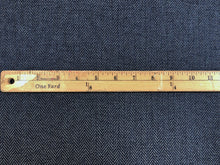 Load image into Gallery viewer, Designer Navy Blue Grey Small Scale Herringbone MCM Upholstery Drapery Fabric