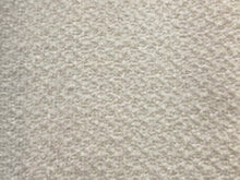 Load image into Gallery viewer, Crypton Stain Water Resistant Mid Century Modern Herringbone Tweed Chenille Ivory White Cream Beige Upholstery Fabric RMCR I