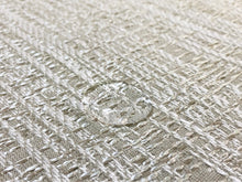 Load image into Gallery viewer, Designer Textured Water &amp; Stain Resistant Mid Century Modern Beige Taupe Neutral Upholstery Fabric