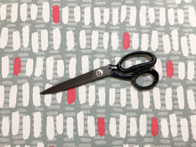 Load image into Gallery viewer, VillaNova Verso Aqua Blue White Pink Geometric Abstract Printed Drapery Upholstery Fabric