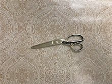 Load image into Gallery viewer, 1.5 Yds Lavender Lilac Brown Cowboy Floral Print Faux Leather Upholstery Vinyl