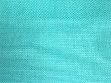 Load image into Gallery viewer, Heavy Duty Water &amp; Stain Resistant Cotton Blue Green Teal Faux Linen Upholstery Drapery Fabric