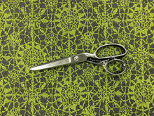 Load image into Gallery viewer, Création Baumann - Outdoor Tobago - 0101475-0087 Gray Grey Lime Green Abstract Medallion Upholstery Drapery Fabric