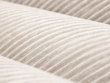 Load image into Gallery viewer, Crypton Water &amp; Stain Resistant MCM Mid Century Modern Tweed Stripe Velveteen Ivory Off White Upholstery Fabric RMC-WCII