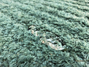Donghia Swell Mint Aqua Blue Textured Sunbrella Stripe Upholstery Fabric