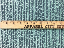 Load image into Gallery viewer, Designer Water &amp; Stain Resistant Teal Green Botanical Abstract Cut Velvet Upholstery Fabric
