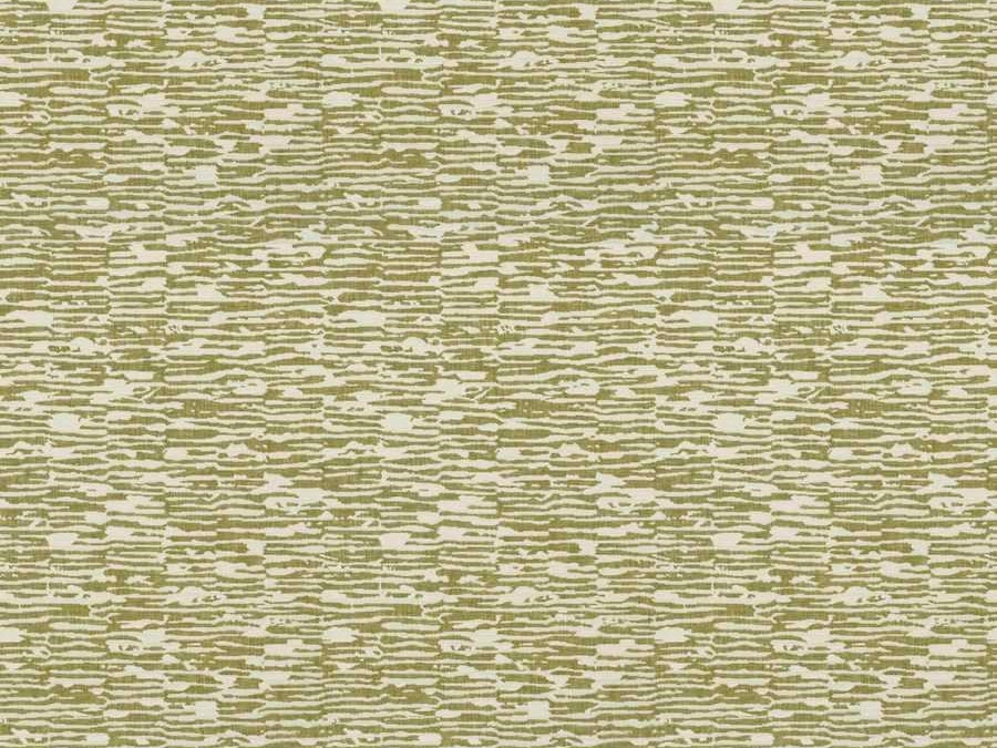 Green Off White Abstract Upholstery Drapery Fabric