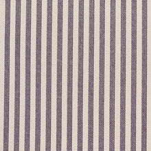 Load image into Gallery viewer, SCHUMACHER CHAREE SILK STRIPE FABRIC 60923 / AUBERGINE