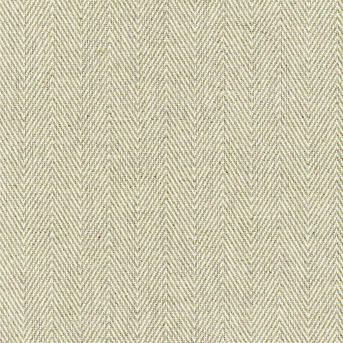 SCHUMACHER BANBRIDGE HERRINGBONE FABRIC 62040 / NATURAL