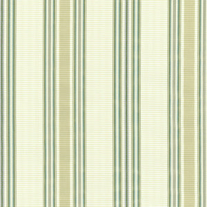 SCHUMACHER BIELLA SILK STRIPE FABRIC 62180 / AQUA