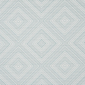 Schumacher Tortola Indoor/Outdoor fabric 62846 / Aqua