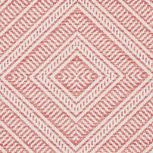 Load image into Gallery viewer, Schumacher Tortola Indoor/Outdoor fabric 62847 / Coral