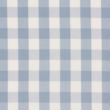 Load image into Gallery viewer, SCHUMACHER CAMDEN COTTON CHECK FABRIC 63048 / SKY