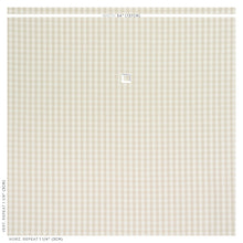 Load image into Gallery viewer, SCHUMACHER ELTON COTTON CHECK FABRIC 63068 / NATURAL