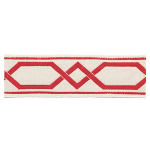 Schumacher Saint Tropez Braid Trim 63092 / Coral