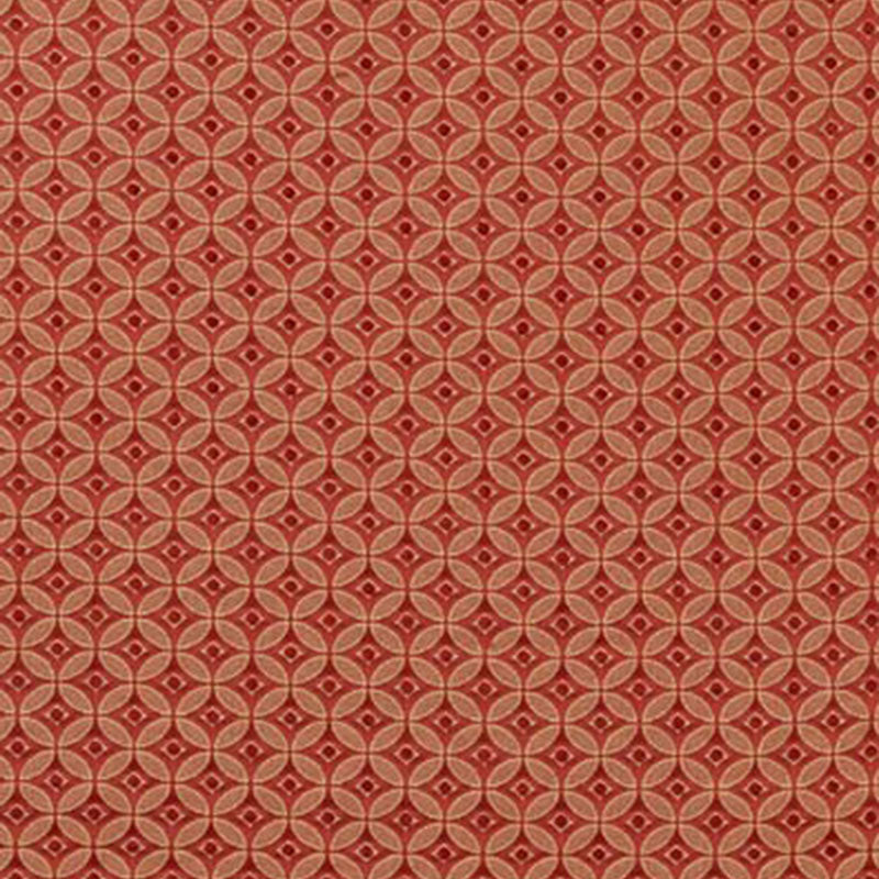 SCHUMACHER CARA WEAVE FABRIC 63403 / POPPY