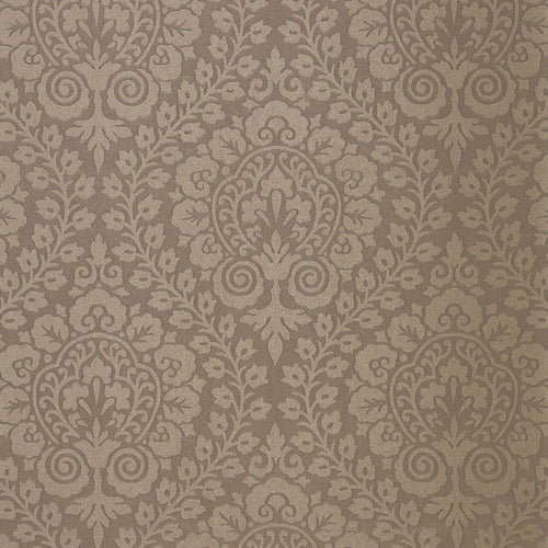SCHUMACHER AMALFI DAMASK FABRIC 64692 / SMOKE