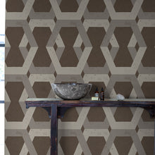 Load image into Gallery viewer, Schumacher Tribe Wallpaper 6475 / Pewter