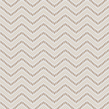 Load image into Gallery viewer, Schumacher Chevron Dots Wallpaper 6483 / Natural