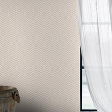 Load image into Gallery viewer, Schumacher Chevron Dots Wallpaper 6485 / Pearl
