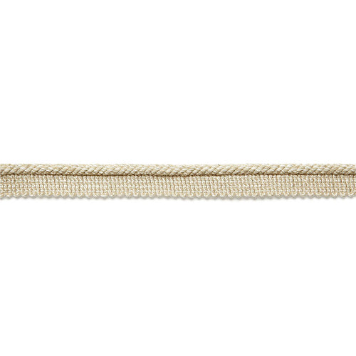 Schumacher Aimee Linen Lipcord Trim 65431 / Candlelight