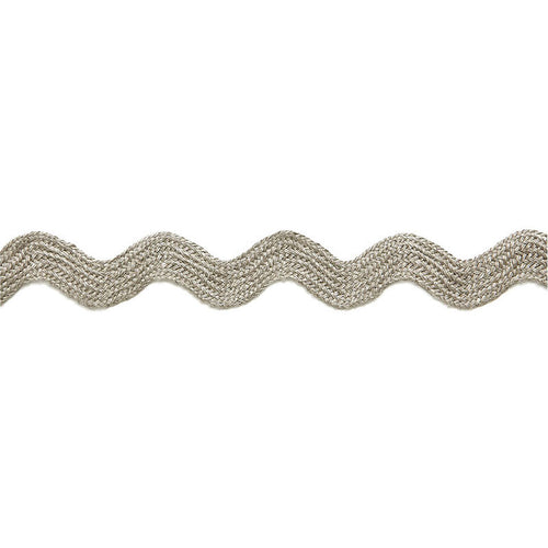 Schumacher Laurent Linen Rickrack Trim 65470 / String