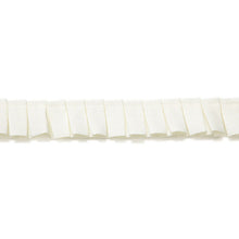 Load image into Gallery viewer, Schumacher Colette Pleated Ruche Trim 65480 / Blanc