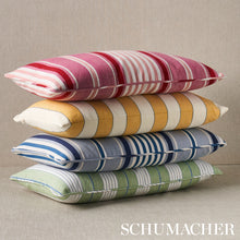 Load image into Gallery viewer, SCHUMACHER MINZER COTTON STRIPE FABRIC 66016 / PINK