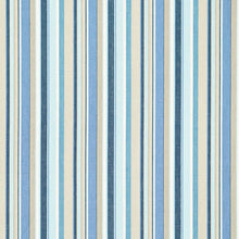 Load image into Gallery viewer, SCHUMACHER TYBEE STRIPE FABRIC 66051 / OCEAN