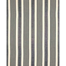 Load image into Gallery viewer, SCHUMACHER SUMMERVILLE LINEN STRIPE FABRIC 66096 / BLACK