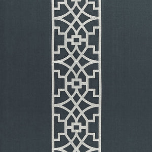 SCHUMACHER DON'T FRET FABRIC / BLEU MARINE