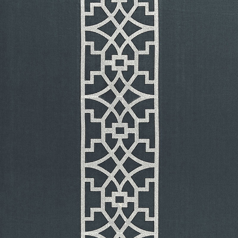 SCHUMACHER DON'T FRET FABRIC / BLEU MARINE
