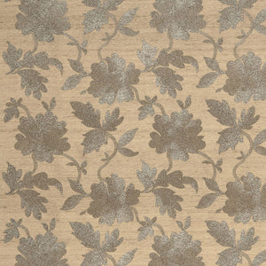 Schumacher Moon Garden Embroidery Fabric 66850 / Pewter