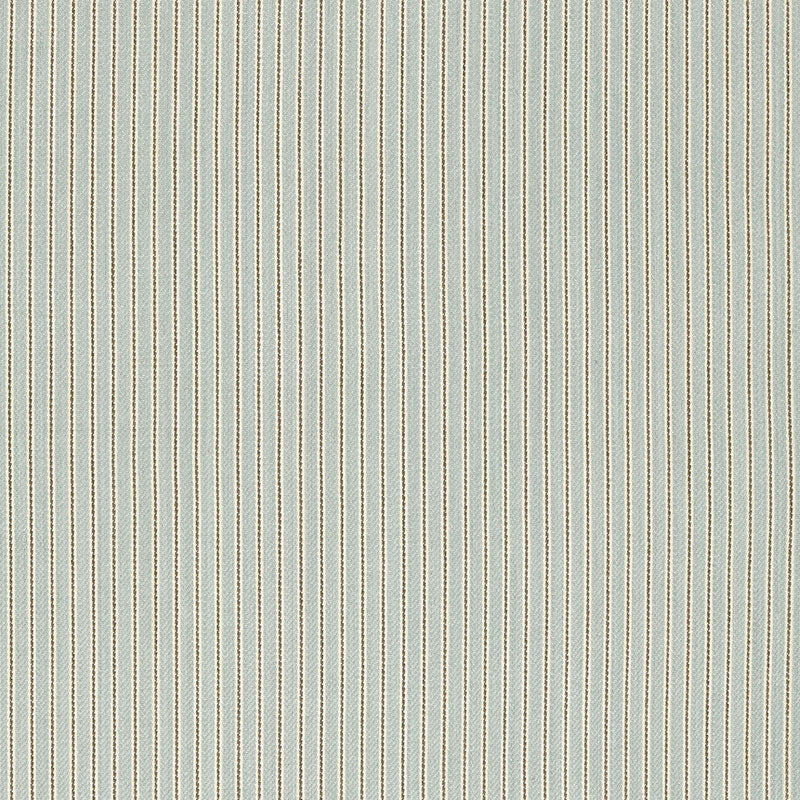 SCHUMACHER RAIN SHADOW STRIPE FABRIC 67501 / MOONSTONE