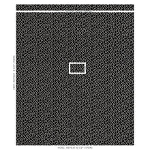 Load image into Gallery viewer, SCHUMACHER MEANDER EMBROIDERY FABRIC 67605 / BLACK