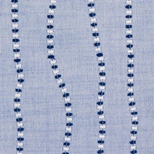 Load image into Gallery viewer, Schumacher Elodie Embroidery Fabric 82231 / Chambray