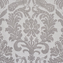 Load image into Gallery viewer, Schumacher Anna Damask Fabric 68436 / Grey