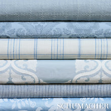 Load image into Gallery viewer, Schumacher Anna Damask Fabric 68437 / Soft Blue