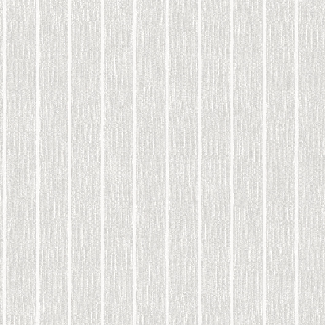 Schumacher Shirt Stripe Wallpaper 6857 / Grey