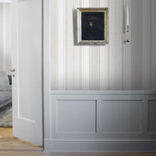 Load image into Gallery viewer, Schumacher Linen Stripe Wallpaper 6861 / Natural