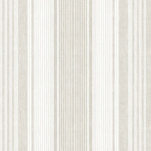 Load image into Gallery viewer, Schumacher Linen Stripe Wallpaper 6861 / Natural