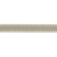 Load image into Gallery viewer, Schumacher Sunset Strip Tape Trim 68650 / Platinum