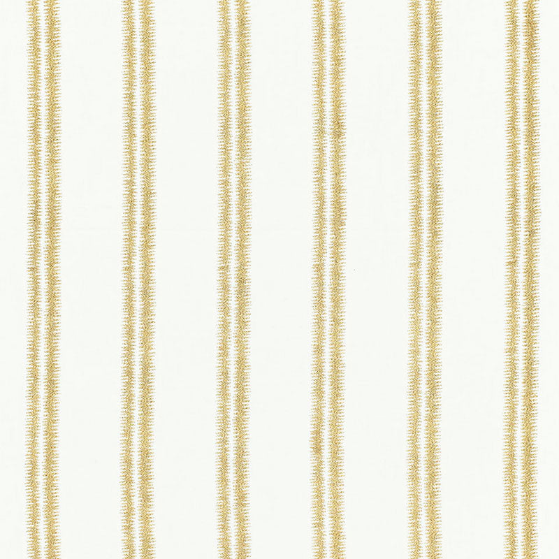 SCHUMACHER PALOMA EMBROIDERY FABRIC / GILT