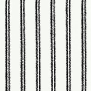 SCHUMACHER PALOMA EMBROIDERY FABRIC / EBONY