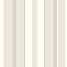 Load image into Gallery viewer, Schumacher Stockholm Stripe Wallpaper 6880 / Sand And Gold